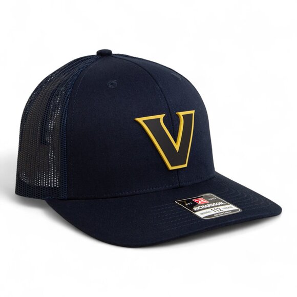 Vanderbilt Commodores Black 3D Snapback Trucker Hat- Navy - Picture 1 of 3